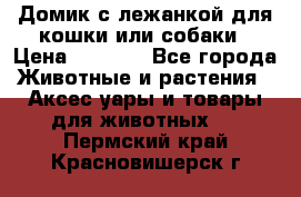 Домик с лежанкой для кошки или собаки › Цена ­ 2 000 - Все города Животные и растения » Аксесcуары и товары для животных   . Пермский край,Красновишерск г.